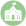 An icon of a school on a green background indicating a Private School.