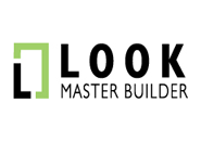 The Look Master Builder logo and name written in black text.