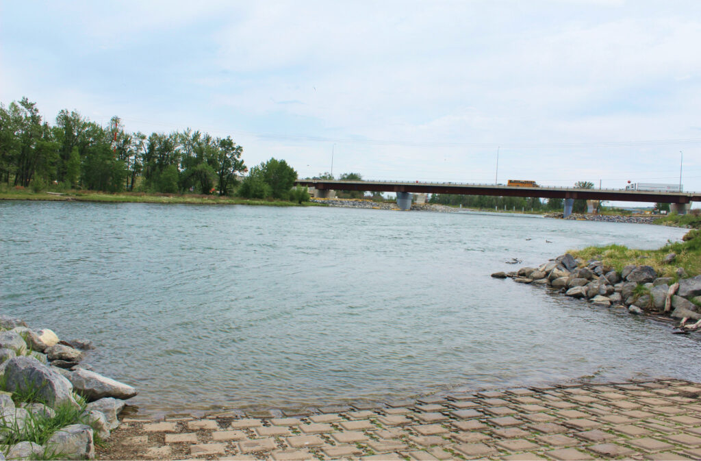 the boat launch ramp in fish creek park